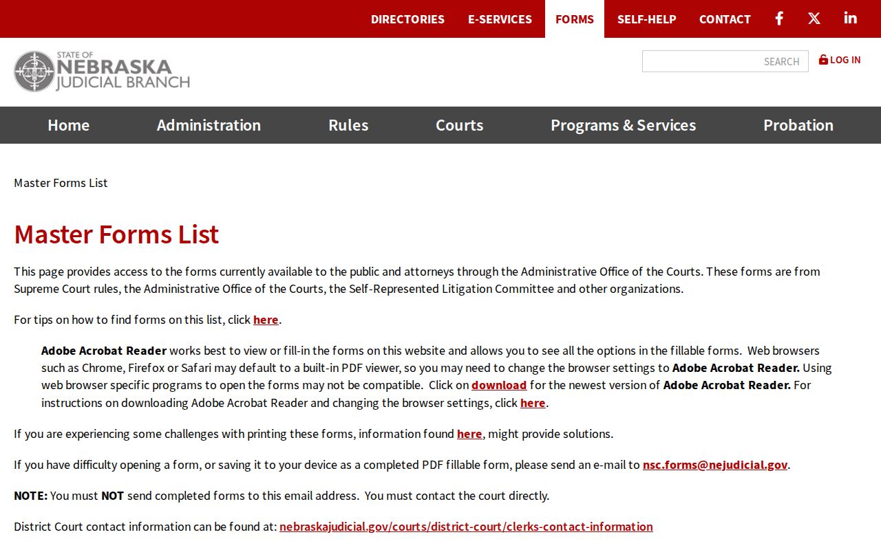 Wheeler County bench warrant forms and court process records